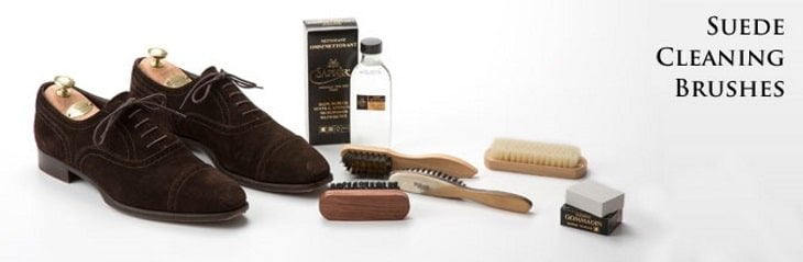 tools required for care of suede shoes