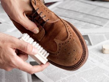 how to clean faux suede shoes