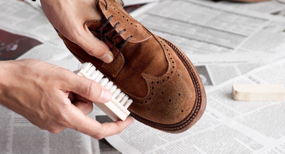 how to clean faux suede shoes